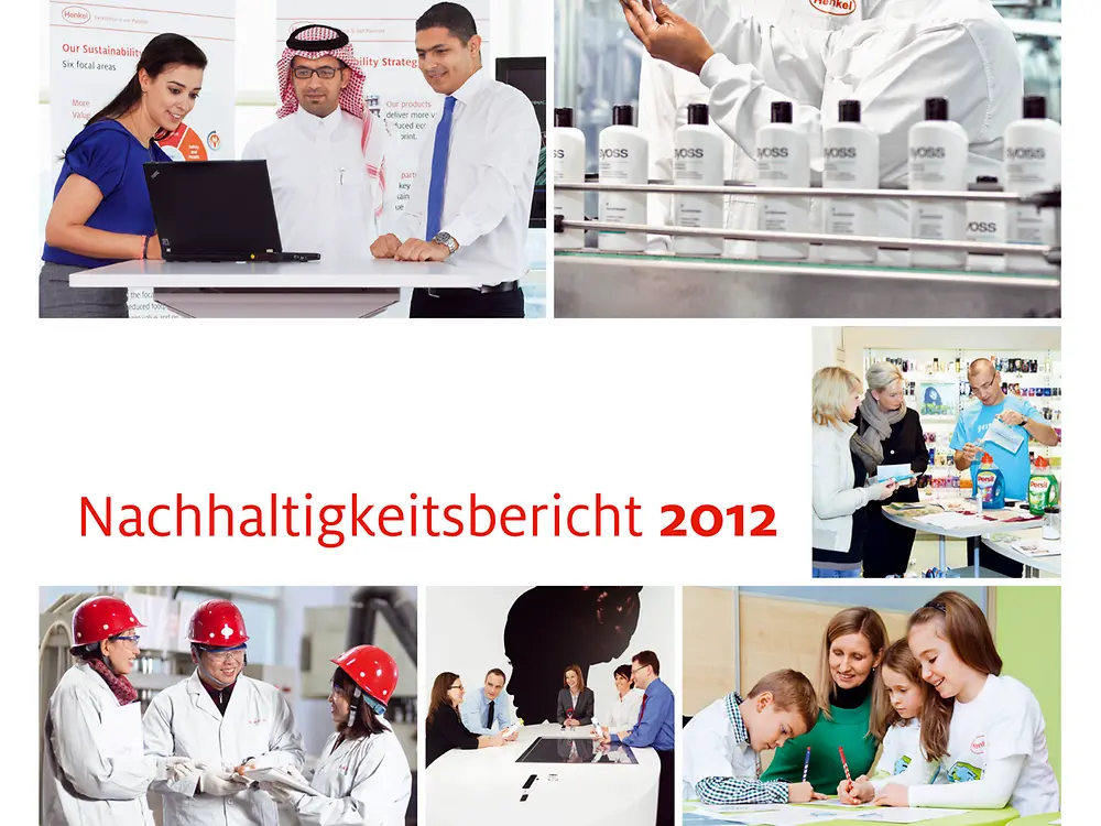 Titelbild: Nachhaltigkeitsbericht 2012