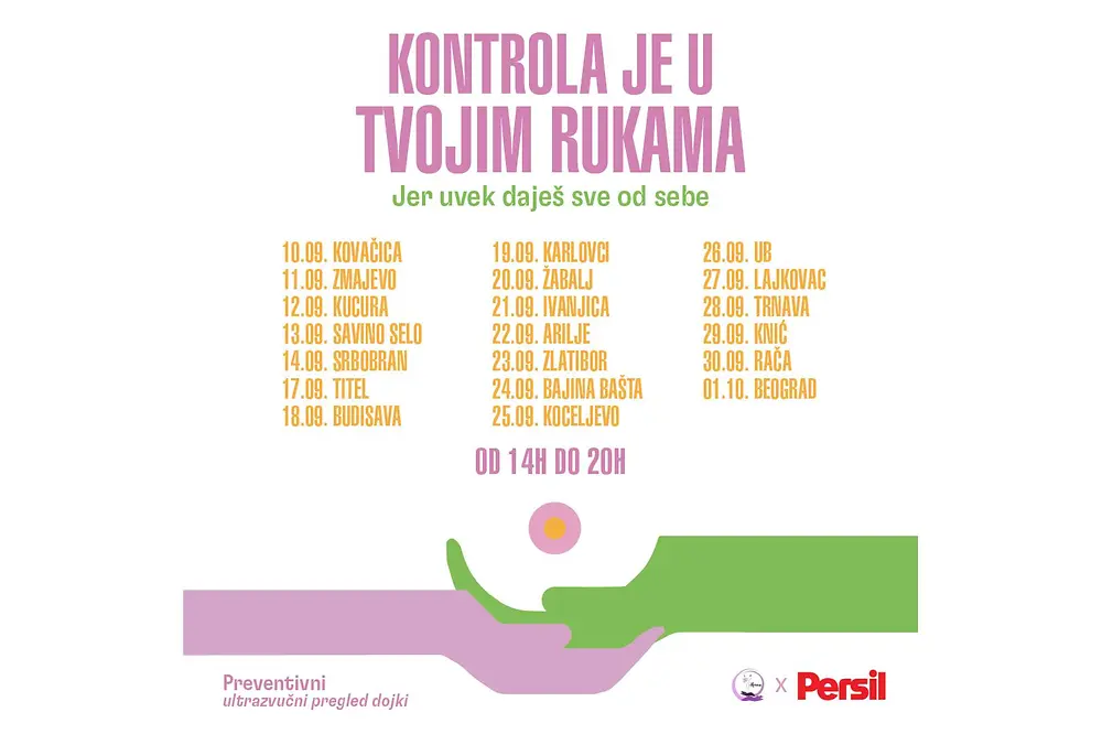 Persil i Heroine nastavljaju kampanju za zdravlje žena