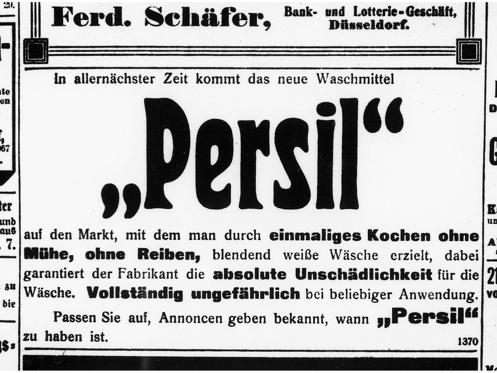Oglas za Persil 1907