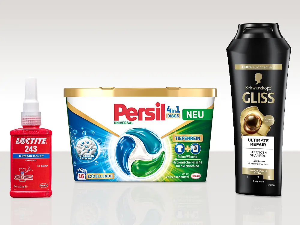 Henkelovi glavni brendovi: Loctite, Persil, Schwarzkopf Glavni brendovi