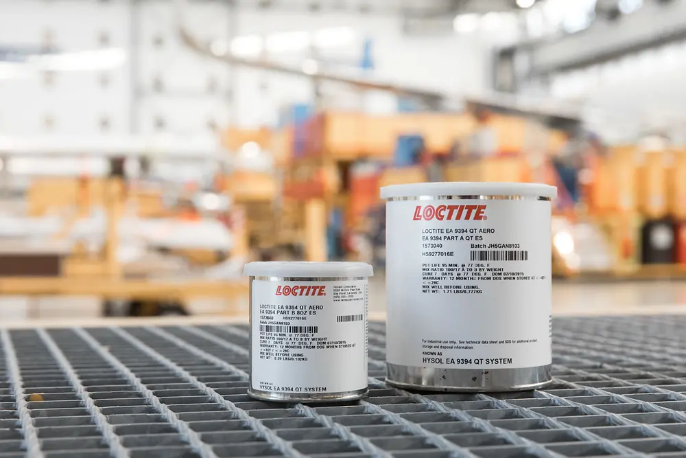 Loctite EA 9394 Aero is a highly resilient adhesive that is mainly used for bonding inside the Airbus wings.